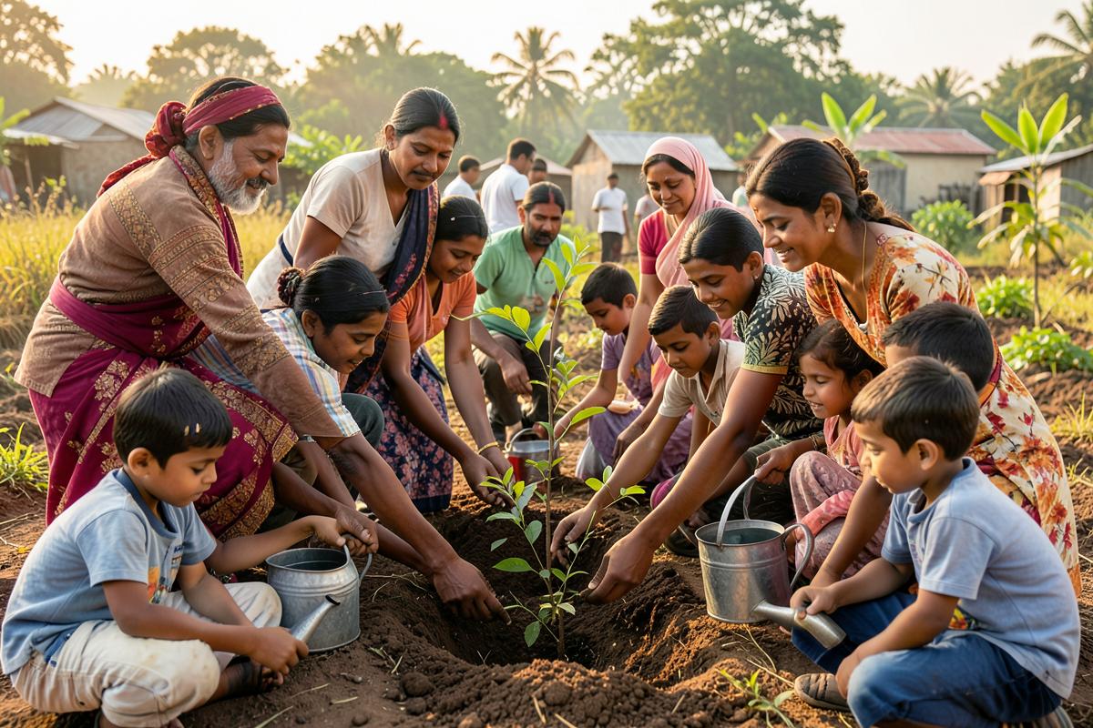 Representative image for Environment & Biodiversity. Temporary placeholder visual, not a Hum Log India programme photograph.