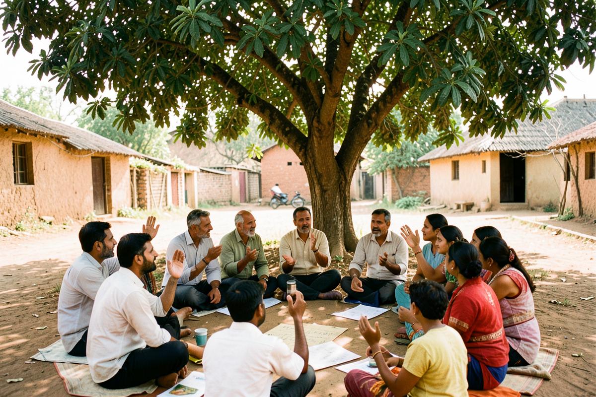 Representative image illustrating the idea of "Participate". Temporary placeholder visual, not a Hum Log India programme photograph.