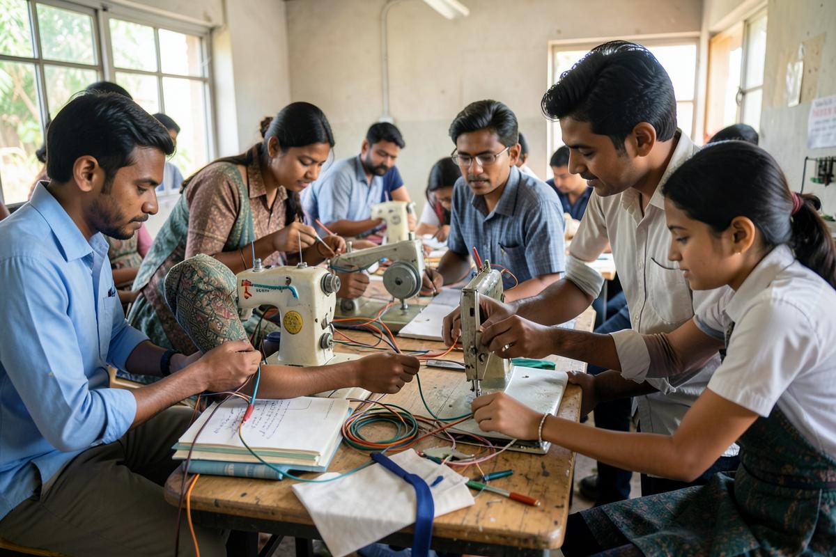 Representative image for Youth Development & Skill Training. Temporary placeholder visual, not a Hum Log India programme photograph.